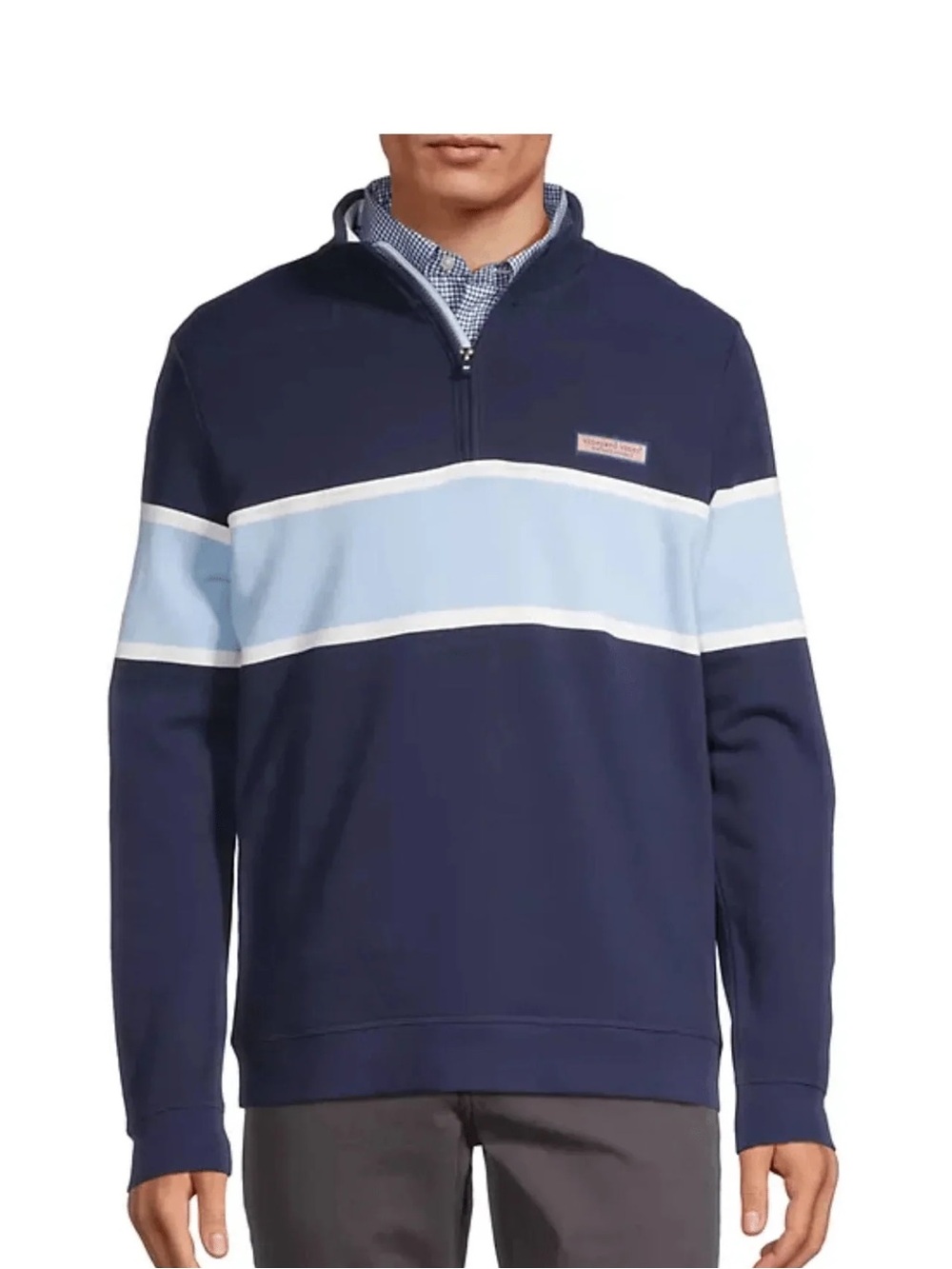 Vineyard Vines Varsity Stripe Shep Shirt in Vineyard Navy